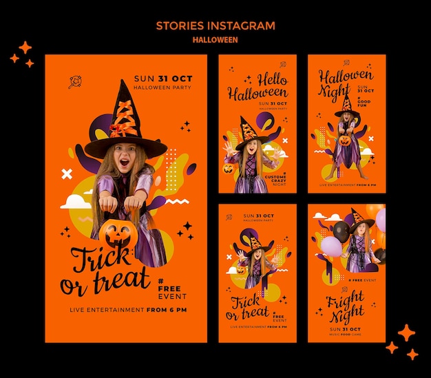 Halloween-verhalen op sociale media