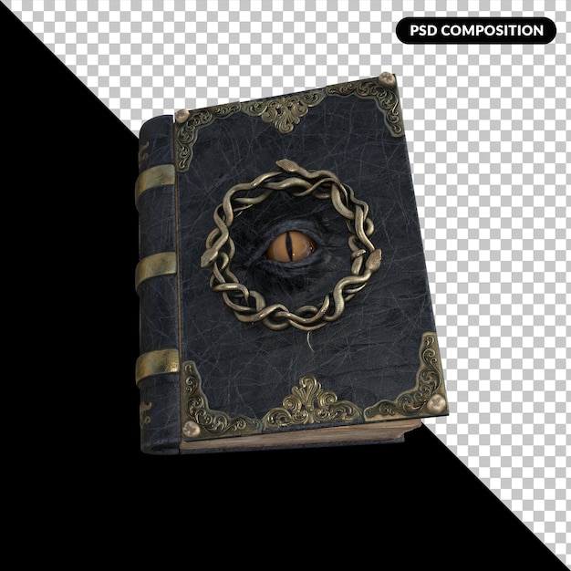 Halloween zestaw elementów renderowania 3d premium psd