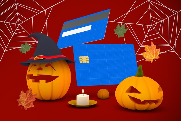 PSD halloweenowa karta kredytowa