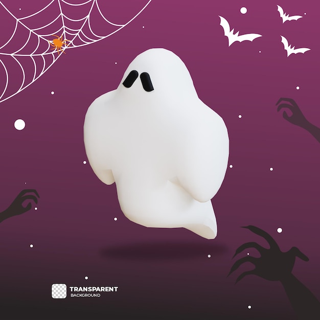 PSD halloweenowe ilustracje halloween 3d