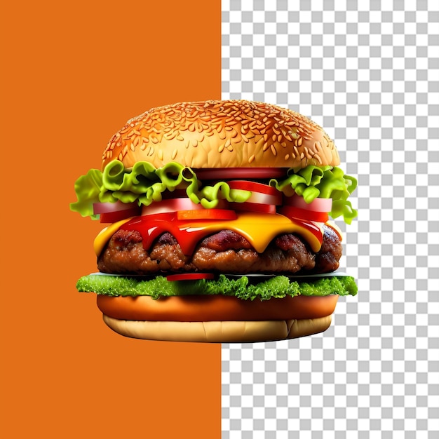 Hamburger Burger, Hamburger I Jego Połowa, Png Clipart