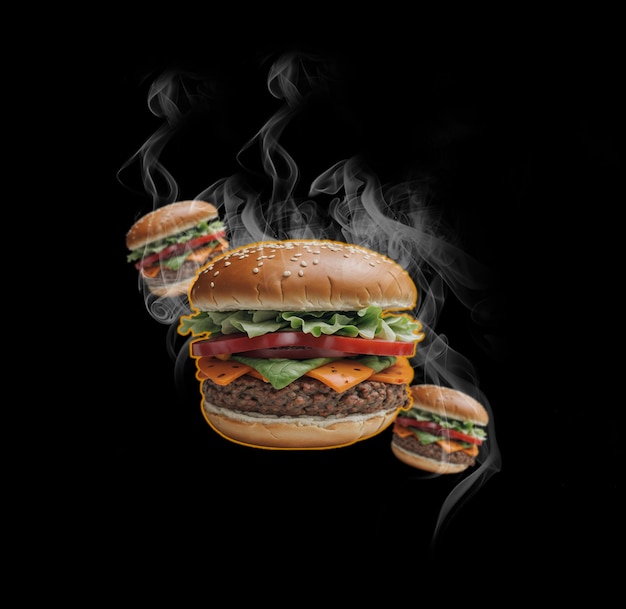 PSD hamburger composition