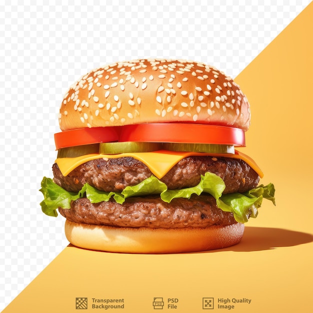 Hamburger made of beef