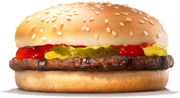 PSD hamburger psd smakelijke hamburgerbanner hamburgervlees