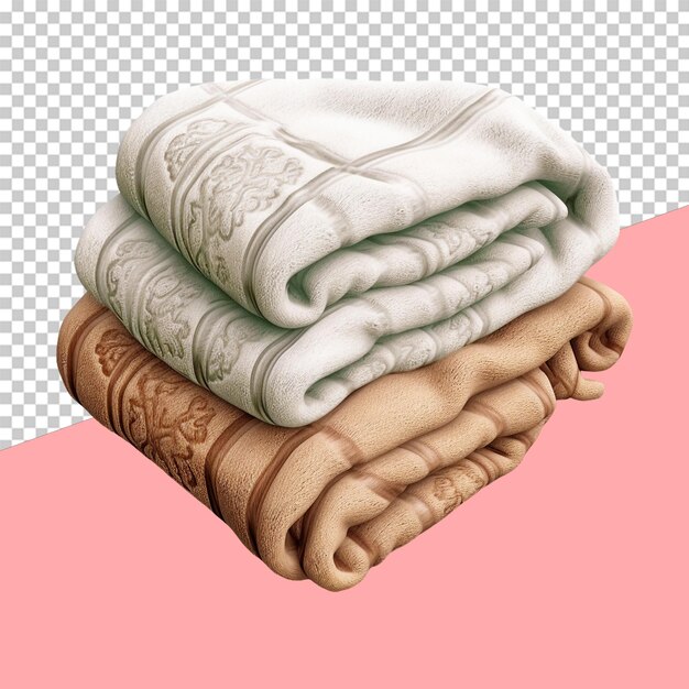 PSD hammam towel isolated object transparent background