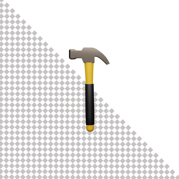 Hammer 3d icon