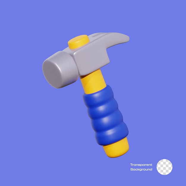 Hammer Carpenter 3D Icon