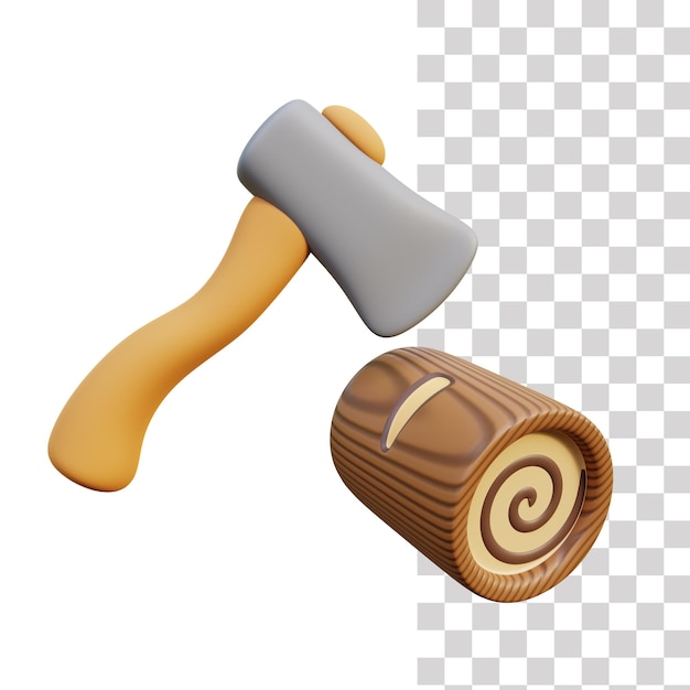 A hammer and a hammer on a transparent background.