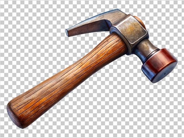 PSD hammer isolated 3d