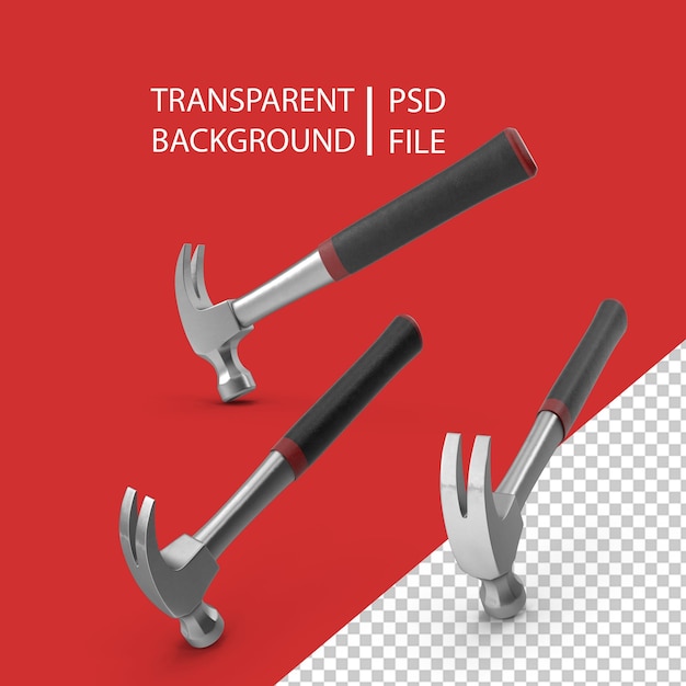 PSD hammer png