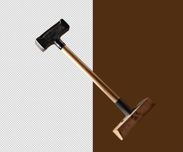 PSD hammer trans print background and 3d render designs and hammer icons