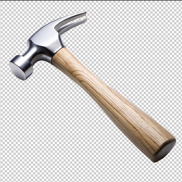 PSD hammer on transparent background