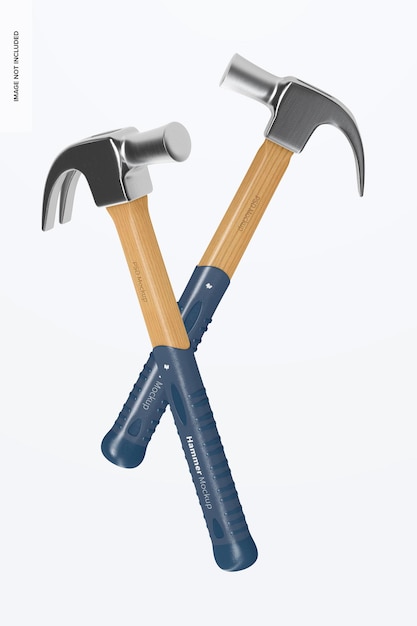 Hammers set Mockup