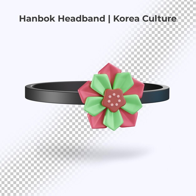 PSD hanbok headband