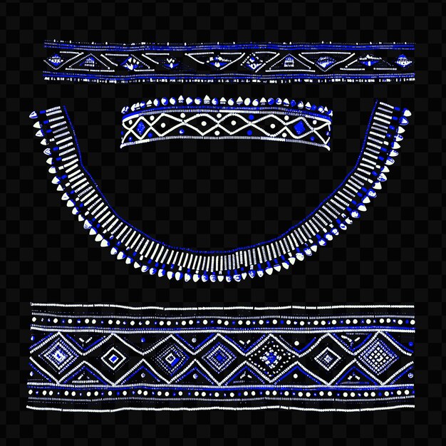 PSD hand carved bone with maasai beadwork borderlines design orn scribble tradition art pattern line