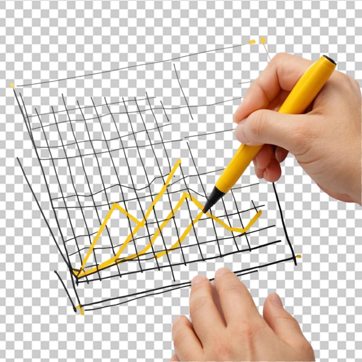 PSD hand drawing graph