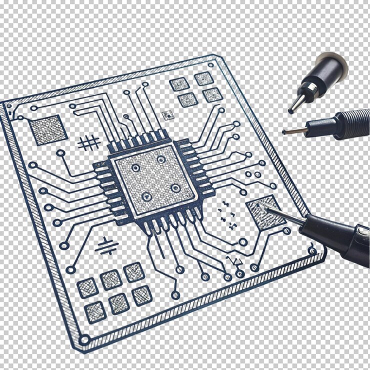 PSD a hand drawn 3d photo