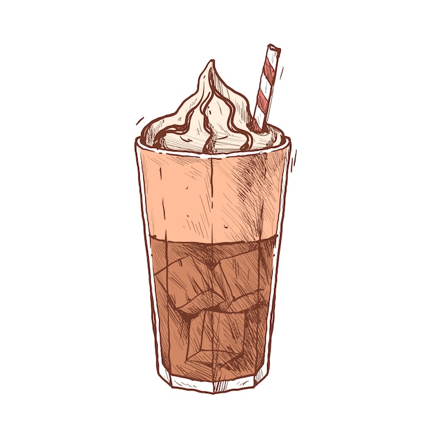 Hand drawn coffee illustration