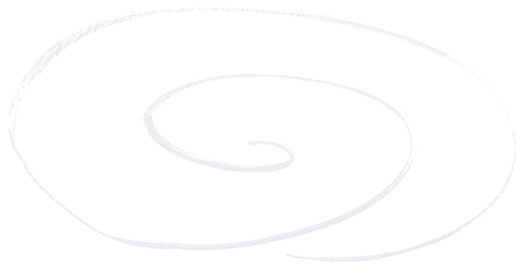 PSD 手描きのスリリーなブラシストローク