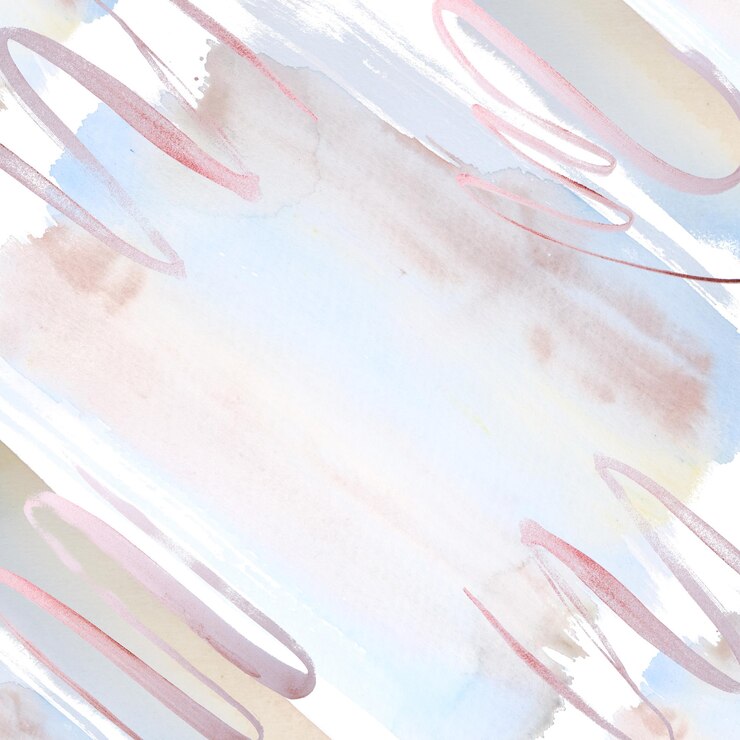 PSD hand drawn watercolour abstract pattern