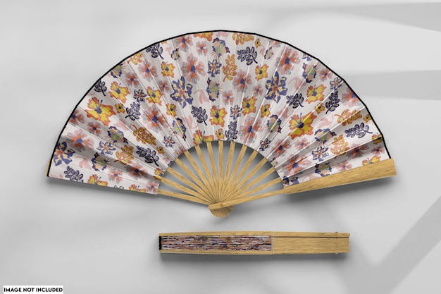 Hand Fan Mockup