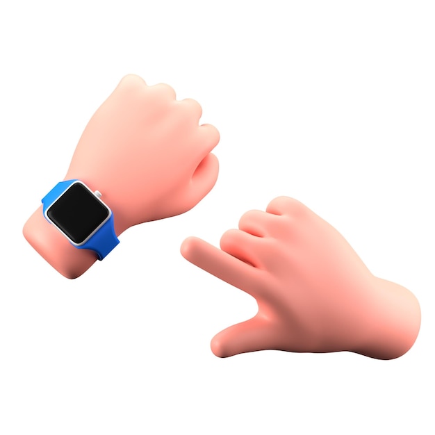 Hand gesture wear smartwatch device