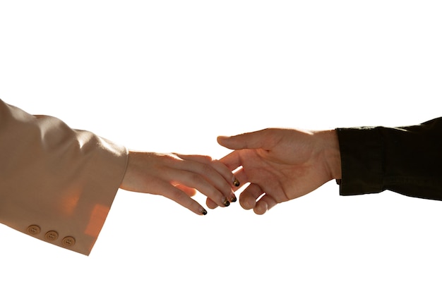 hand gestures representing friendship among people