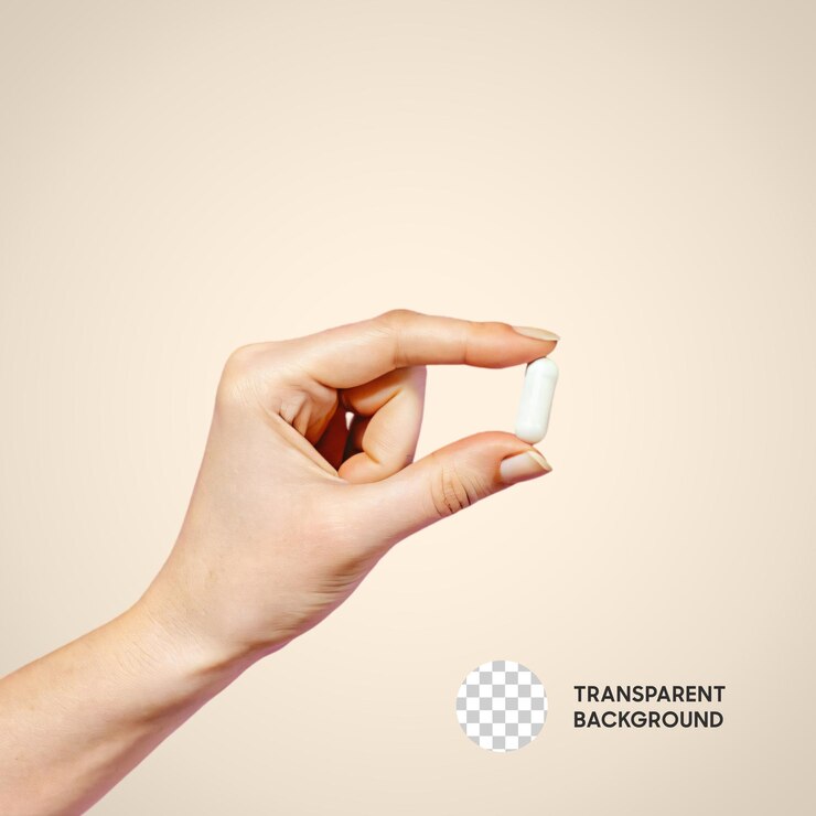 PSD hand holding capsule