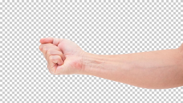 PSD hand isolated