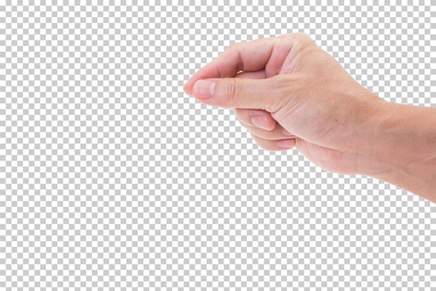 PSD hand isolated