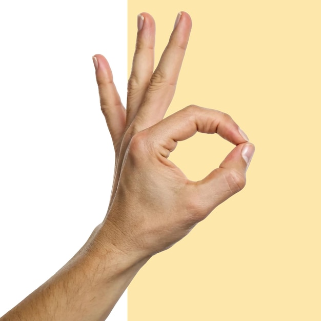 Hand Making the OK Sign