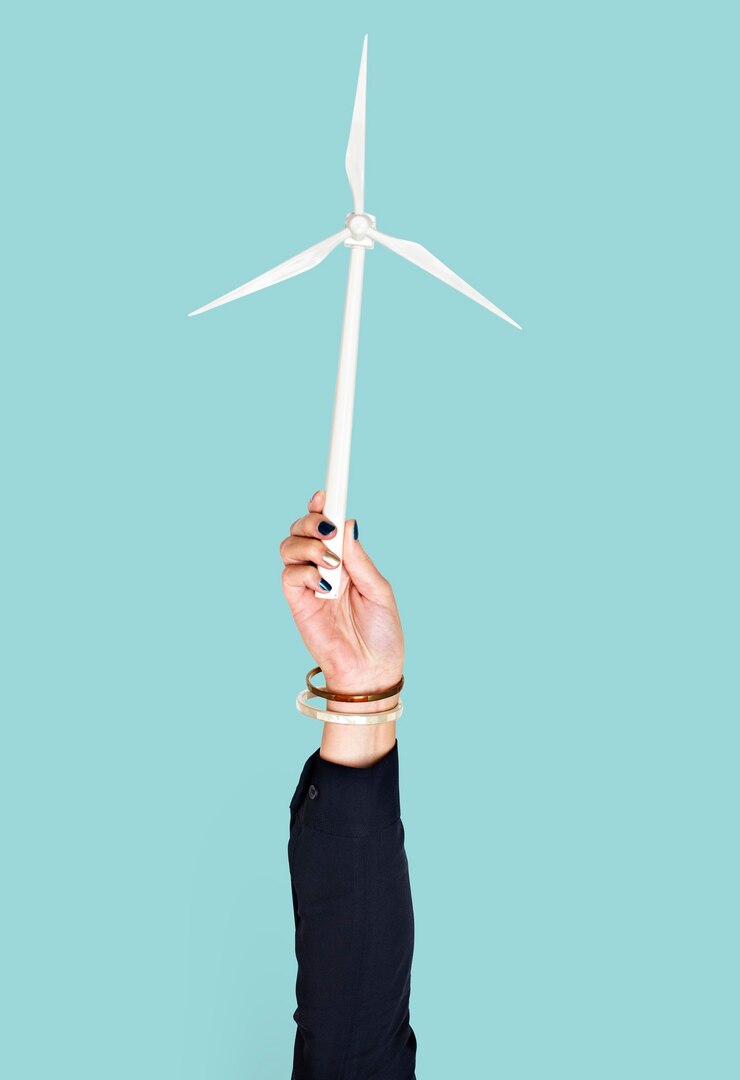 PSD hand met windmolen