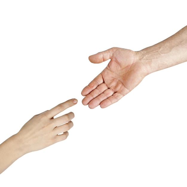 hand op de png achtergronden