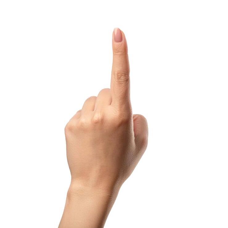 PSD hand pointing up