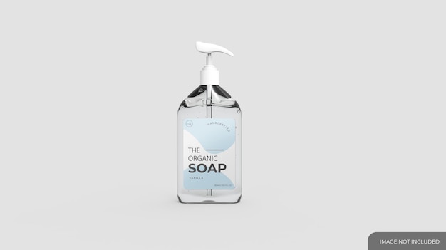 Hand Sanitizer Bottle Mockup