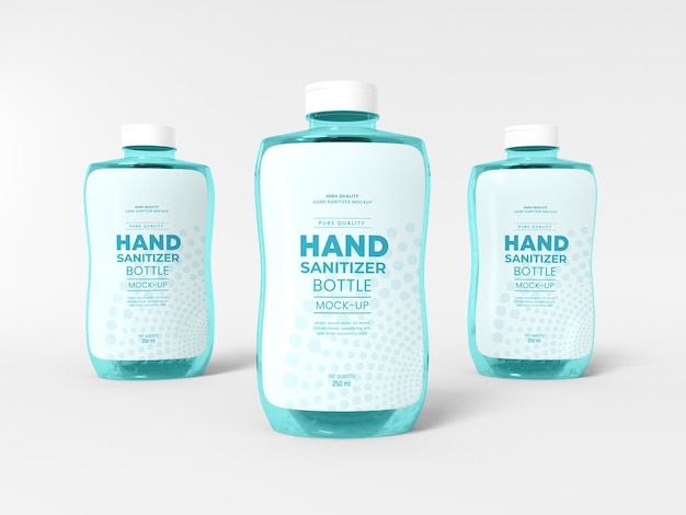 hand sanitizer bottle mockup