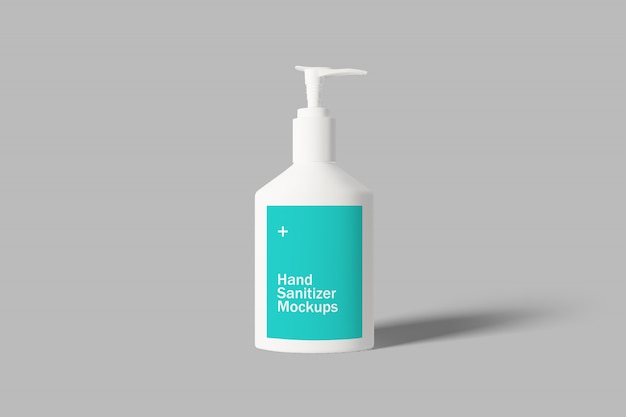 PSD hand sanitizer mockup