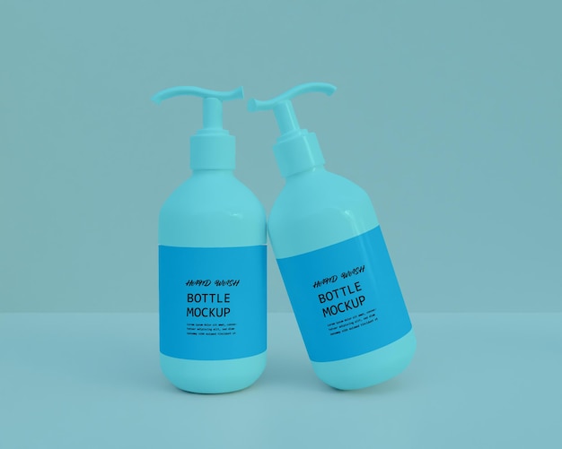 PSD hand wash bottle mockuo