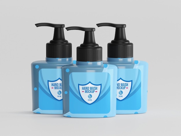 Hand wash mockup