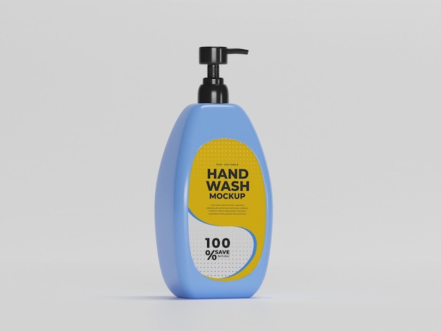 Hand wash mockup