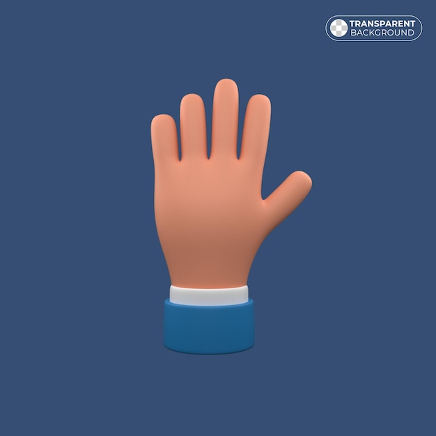 a hand with a blue background and the word transparencies on it