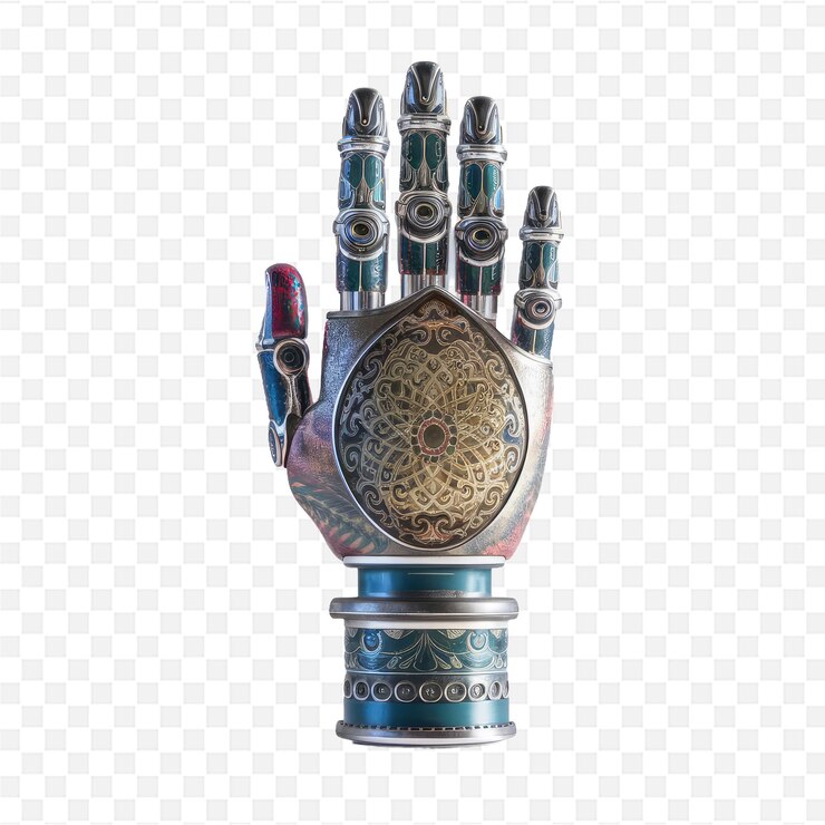 PSD a hand with a globe on it