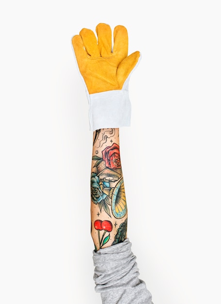 PSD hand with glove