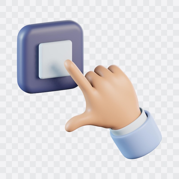 使用停止按 3D 图标的手