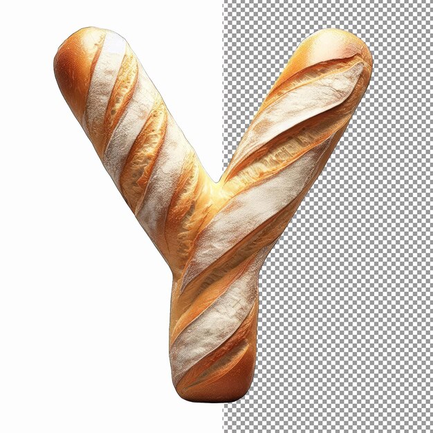 PSD illustrazione di carattere di pane fatto a mano png