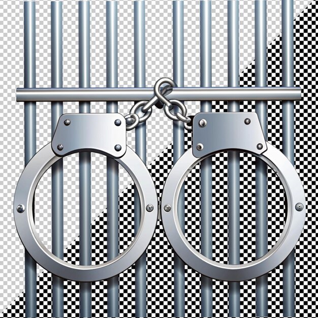 PSD handcuffs holding jail bar