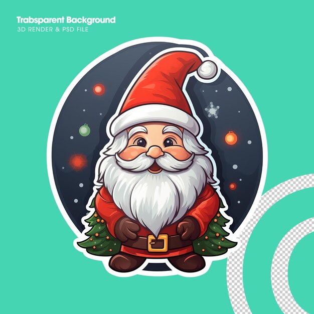 PSD handdrawn elements for illustrations or christmas greeting cards