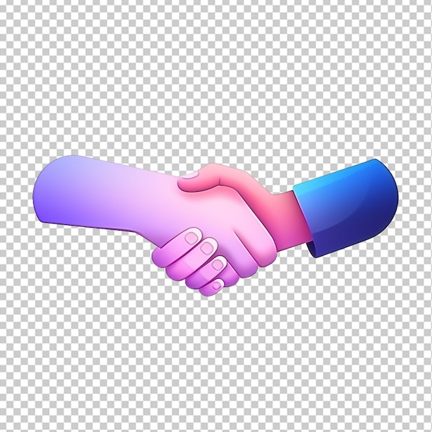 Handdruk icoon concept van partnerschap overeenkomst png