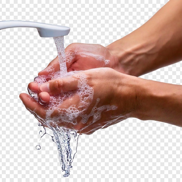 Handen wassen met zeep en water