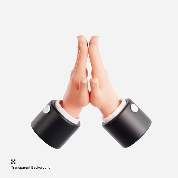 Handgebaar 3D icoon
